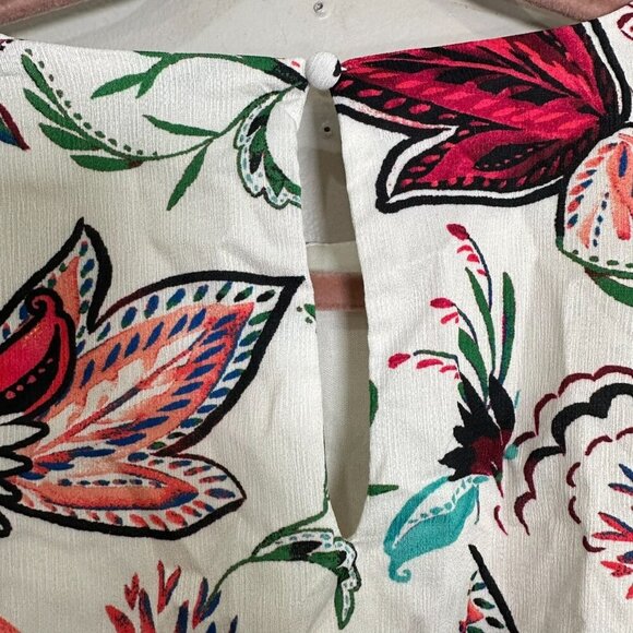 Baltic Born Tally Mini Dress Size XL Floral Chiffon Preppy Feminine - Picture 8 of 11
